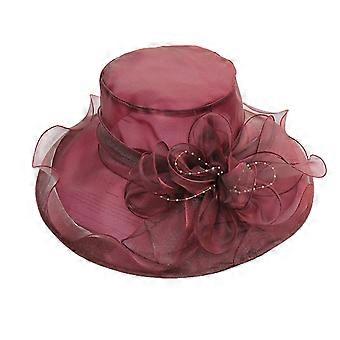 Foldable Floral Design Sun Protection Hat | Exquisite Travel Companion