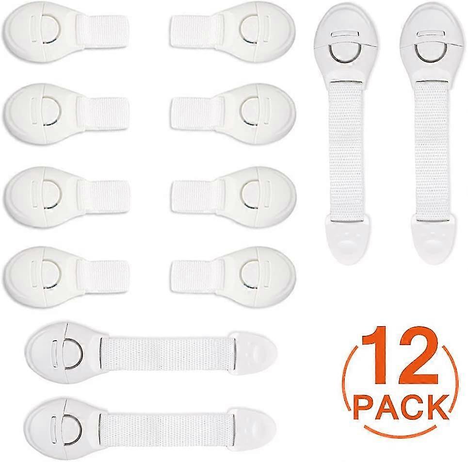 Baby Safety Cabinet Locks Adhesive Resistant Soft Strap