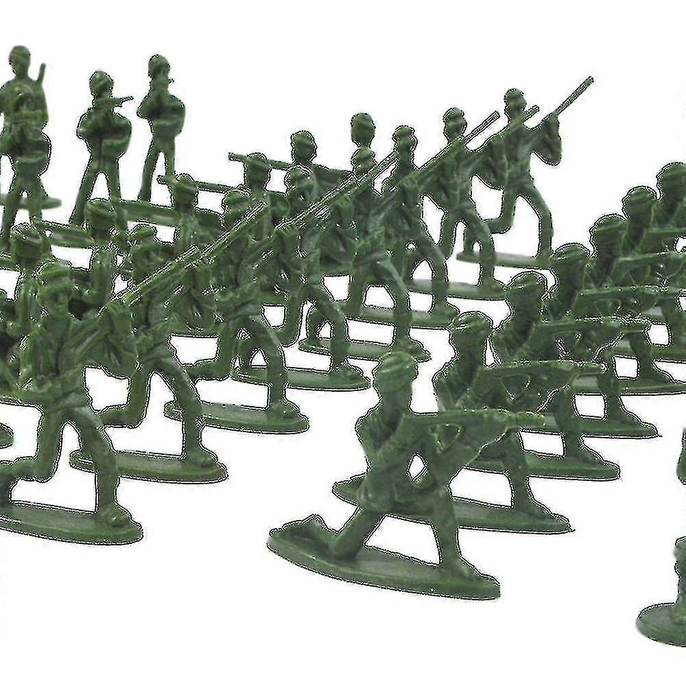 Hautton Soldati Militari Plastica[5cm/107 Pezzi], Personaggi Giocattolo Soldati Militari Personaggi Giocattolo Dazione Con Soldati Carri Armati Aerei Bandiere Pareti Borsa E Battaglia Accessori 0 2