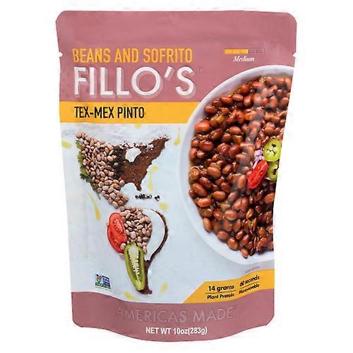 Fillos Beans Tex Mex Pinto ,10 Oz(Case Of 6)