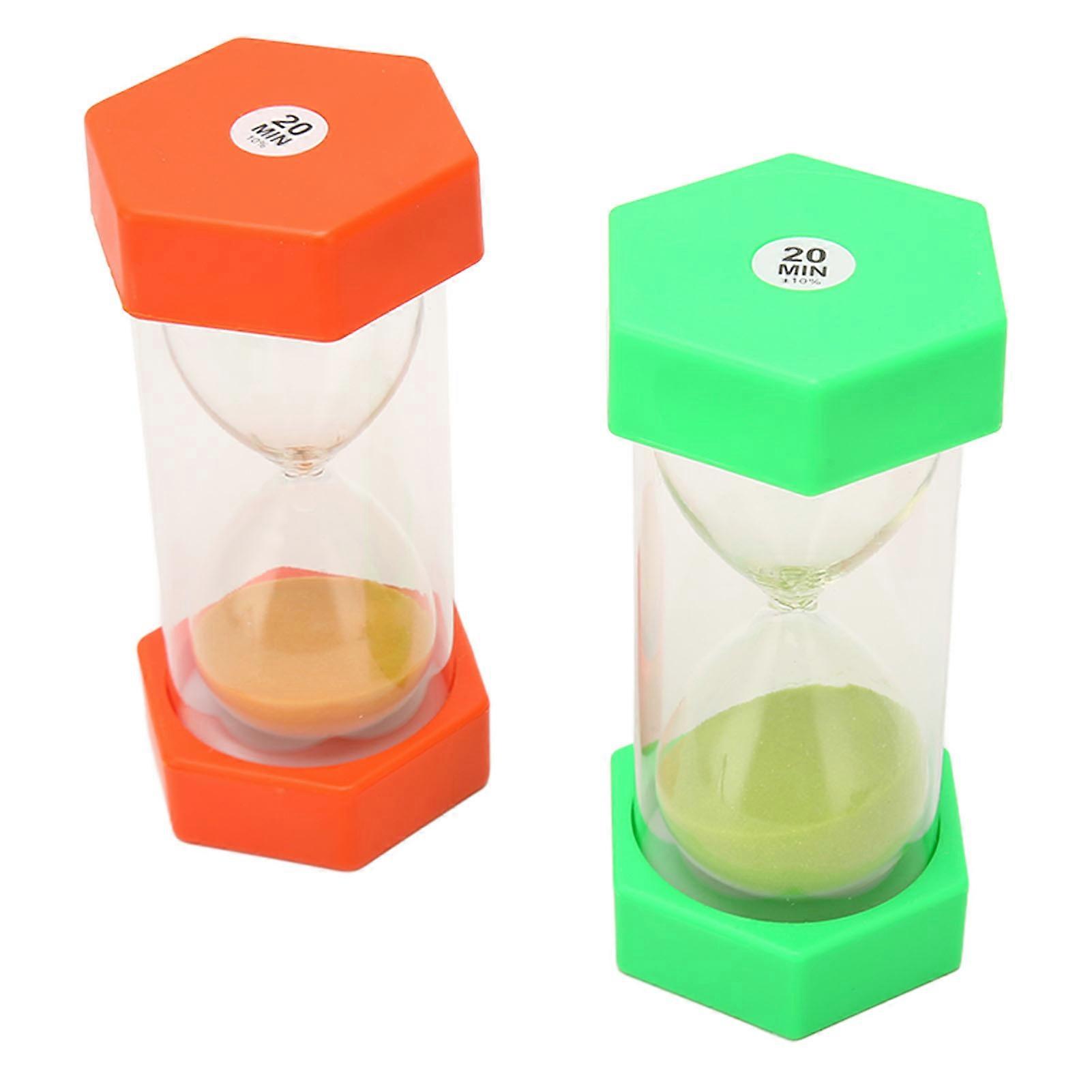 Sand Timer 20 Minutes Durable Plastic Hexagonal Shape for Kitchen ...