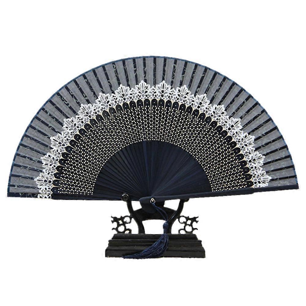 Butterfly Bone Lace Silk Folding Fan Artware