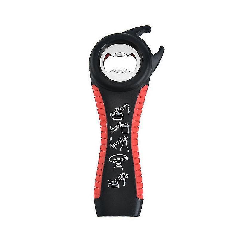 Accueil Cuisine Multifonction 5 En 1 Bouteilles Pots Canettes Outil d’ouverture manuelle (2pcs)