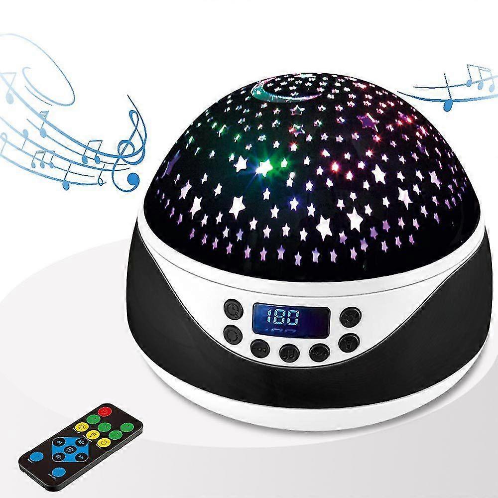 Starry Sky Projector Led Multi Modes Rotating Night Light Bedroom Lamps With Music