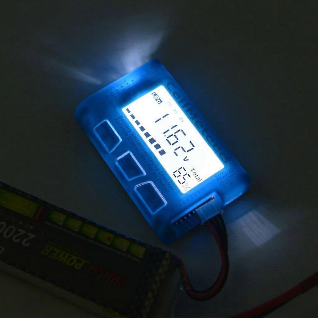 Digital Battery Capacity  Voltage Checker With Backlight For LiPo Life