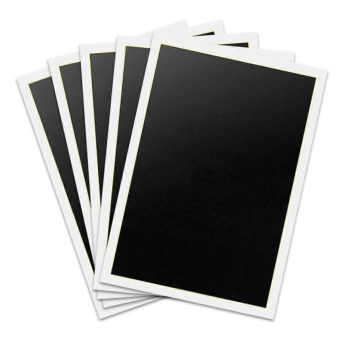 15.35in X 10.63in Laser Engraving Marking Paper, 4 Sheets Black Laser Color Engraving Paper for Met