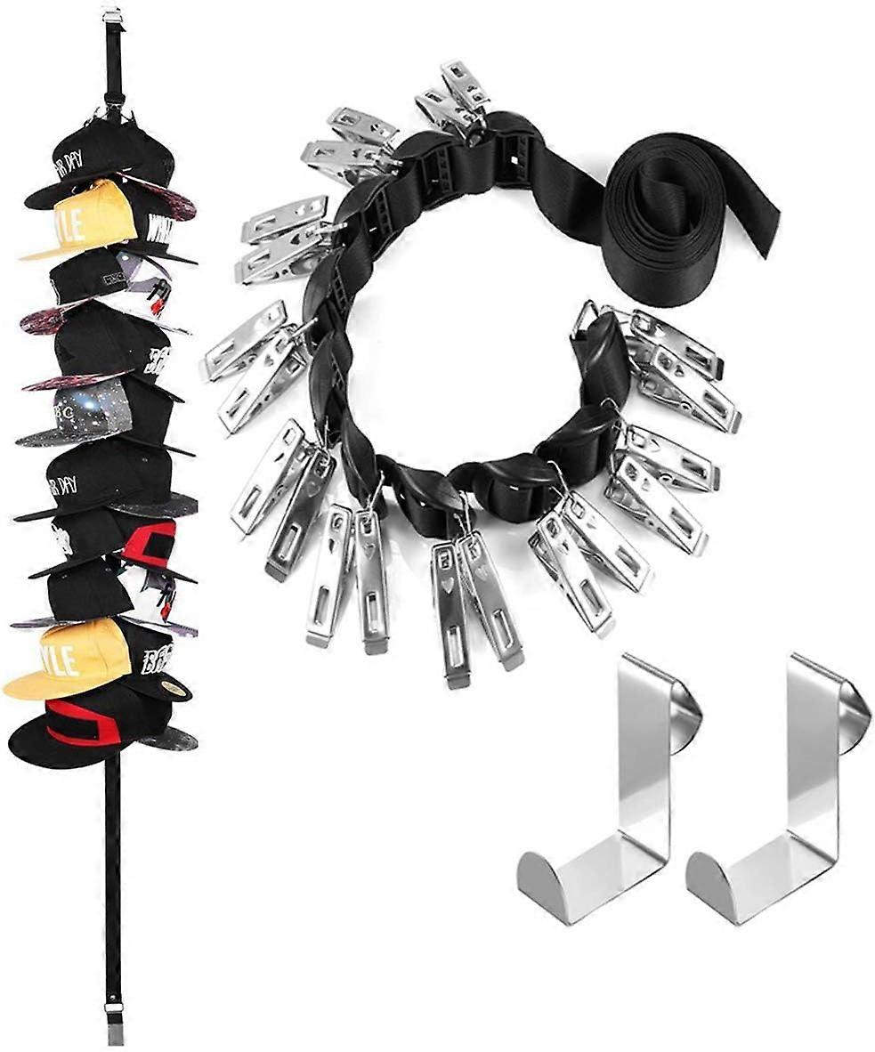 Over The Door Rack Baseball Cap Organizer - Hat Storage Rack
