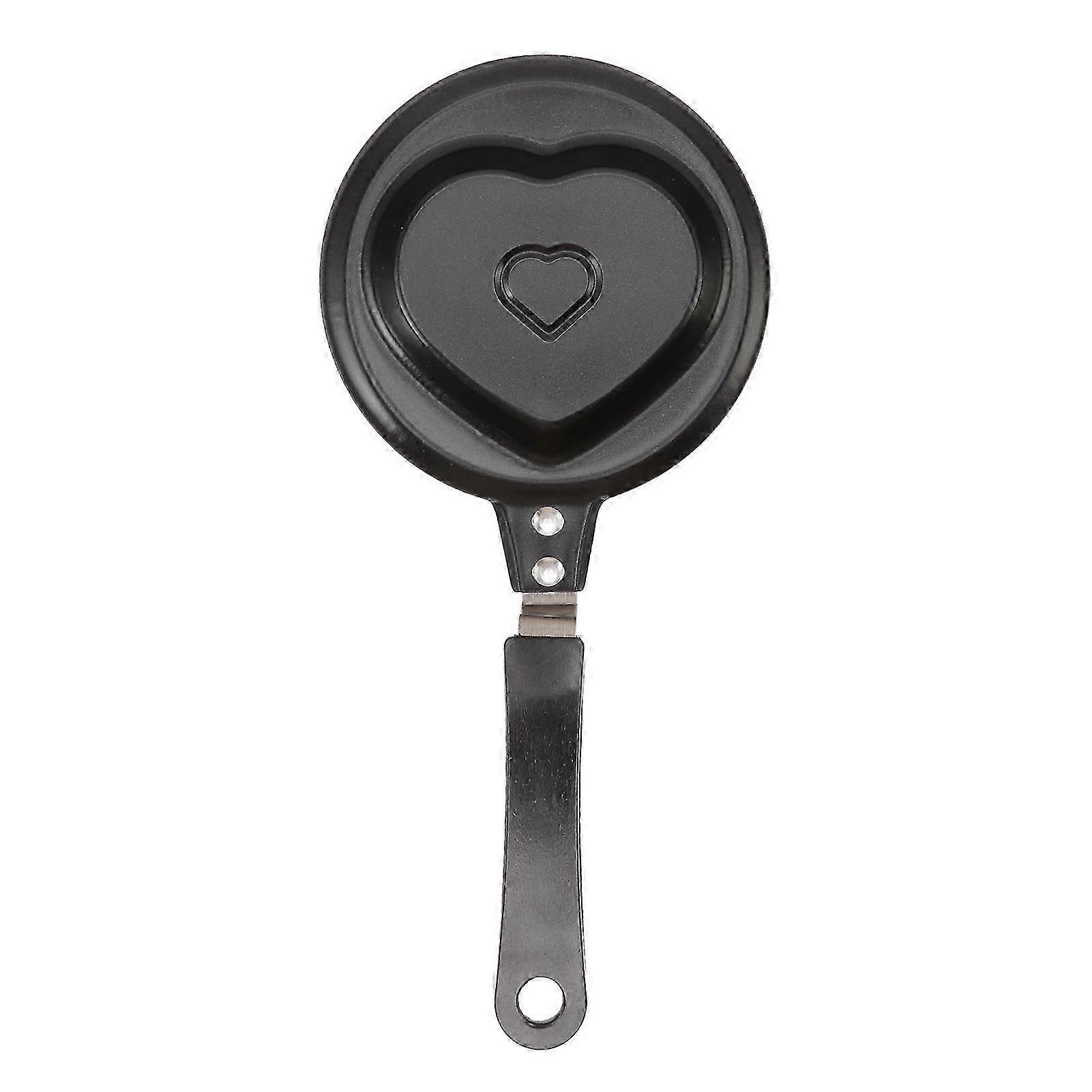 Mini Nonstick Omelette Pan for DIY Breakfast - Innovative Heart Shaped Egg Frying Pot