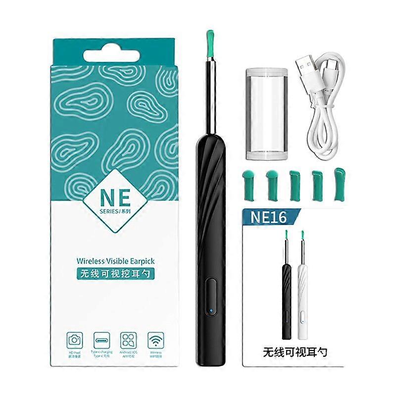 Wireless Smart Visual Ear Cleaner Otoscope Ear Wax Removal Tool with Camera Ear Endoscope Cleaner Earpick kits for Android IOS Ear Wax Removal Kits