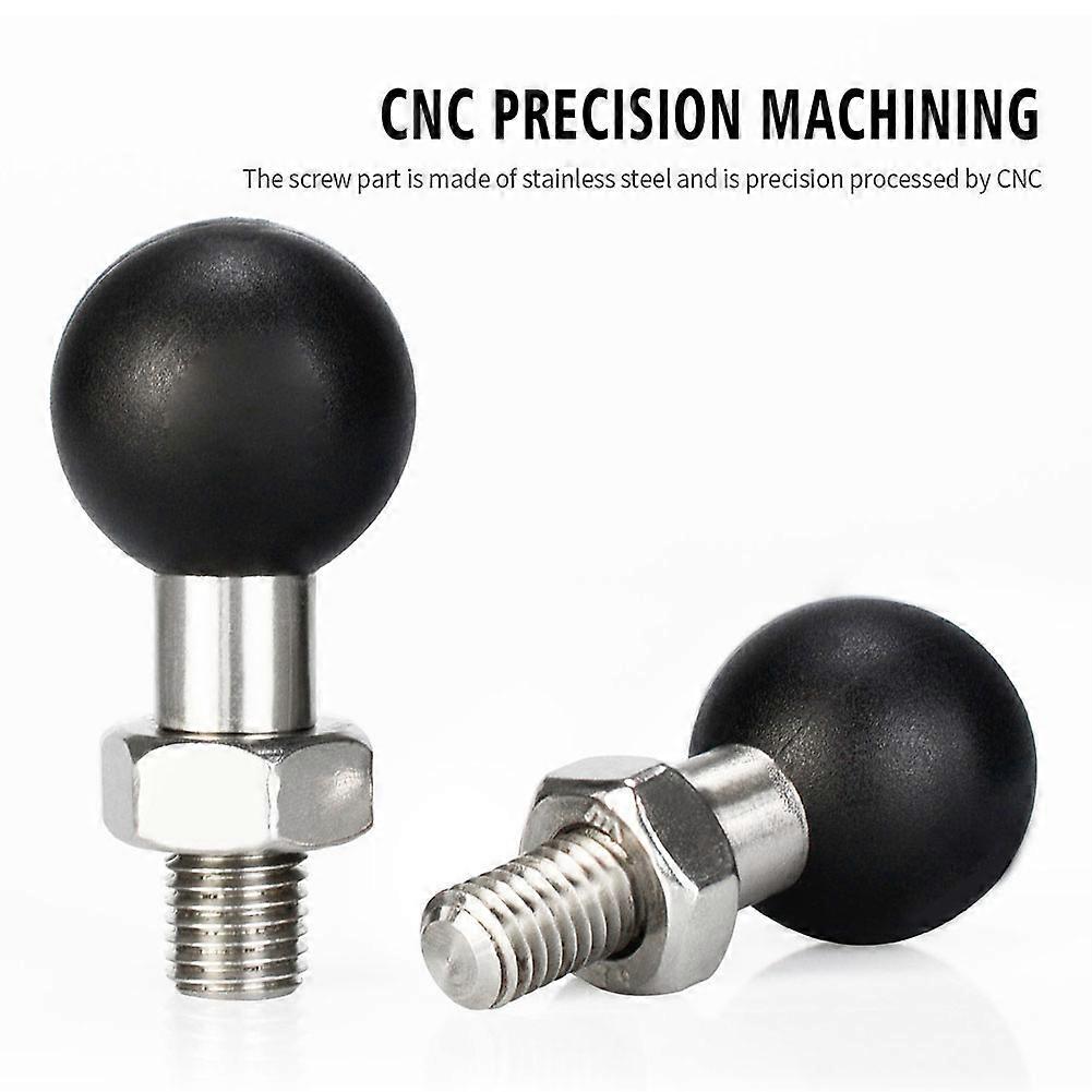 Motorcycle Phone Holder Ball Clamp Base Anti-vibration Motorcycle Handlebar Mount Rearview Mirror Ball Clamp Base