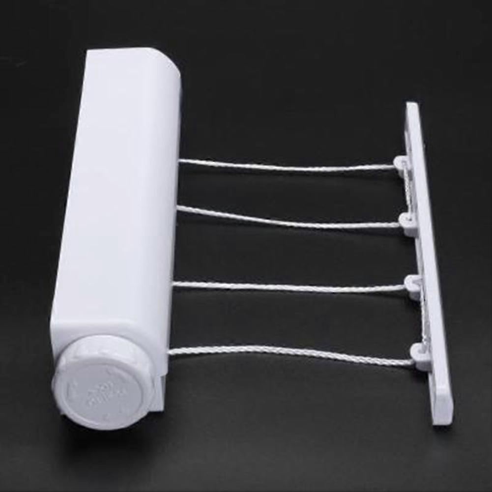 Retractable Laundry Hanger Wall Mounted Clothes Line Clothes Drying Rack Clothesline