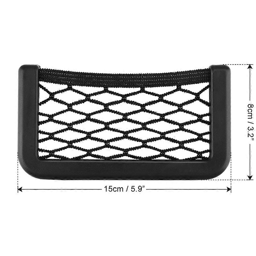 Onever Nylon Car Seat Back Storage Net Bag Universal Auto Car Door Side Storage Elastic String Bag Mesh Pocket Organizer Bags