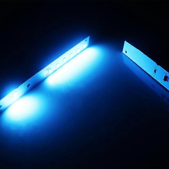 GTinthebox 2PC White/Red/Ice Blue LED Strips Eyelid Eyebrow Mod Headlight Retrofit For BMW E60 LCI 5 Series