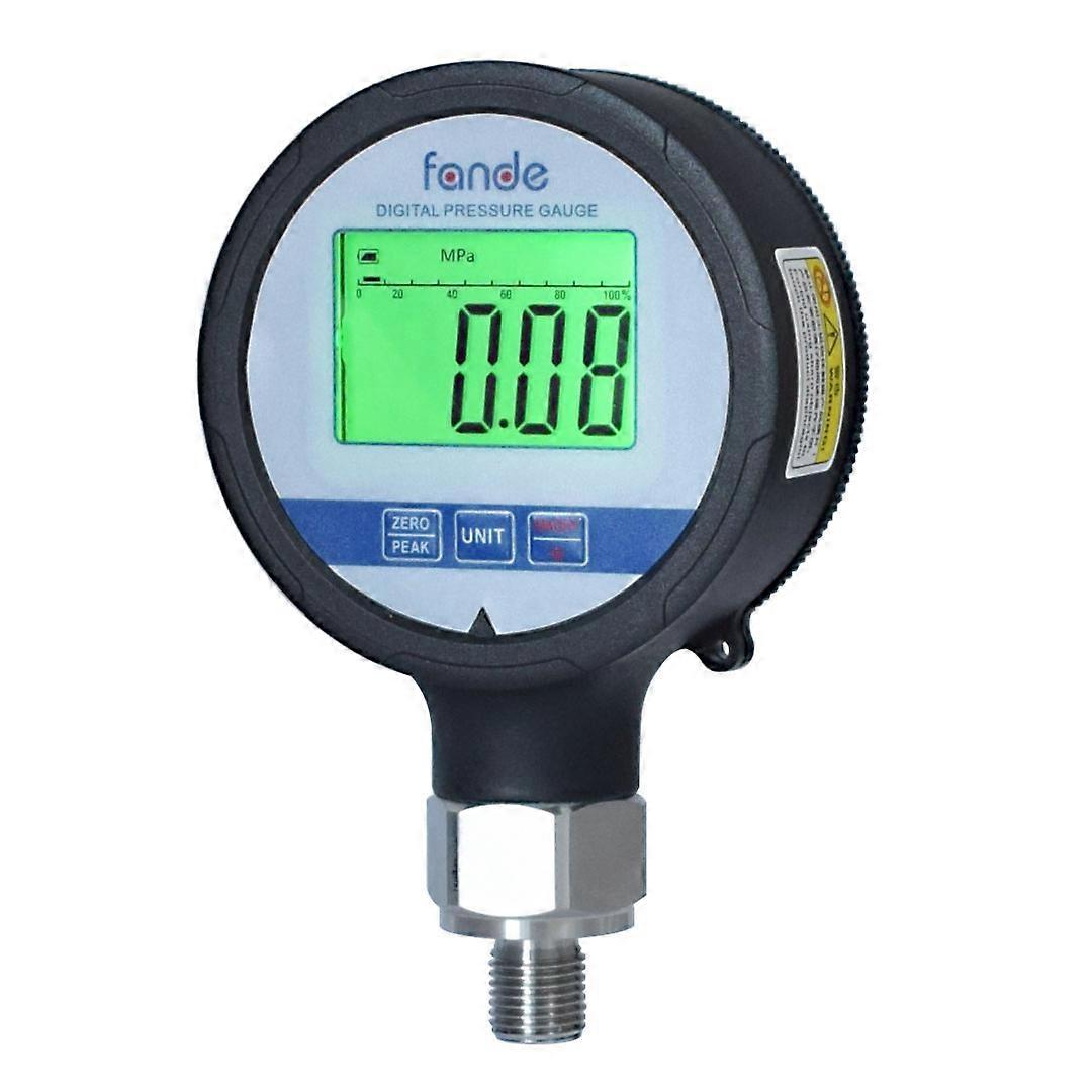 Ny tryckmätare för hydraulisk vattenluft syrenoggrannhet 1% FS vattentät IP65 diameter 80mm