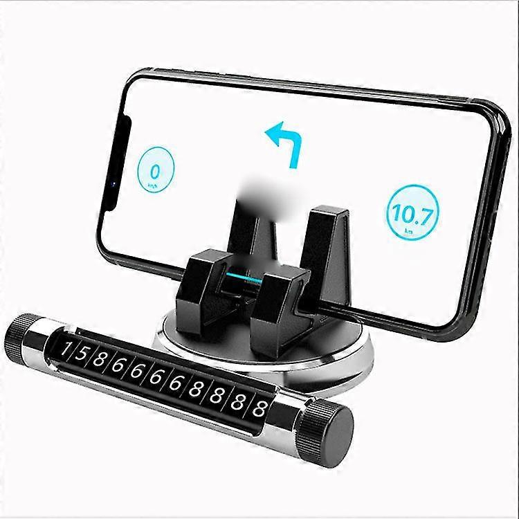 Mobile Phone Holder Navigation Holder With Parking Number Plate