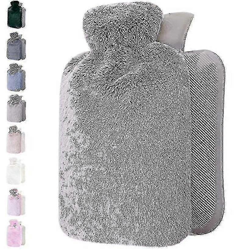 Garrafa de água quente com capa macia premium premium capa água quente