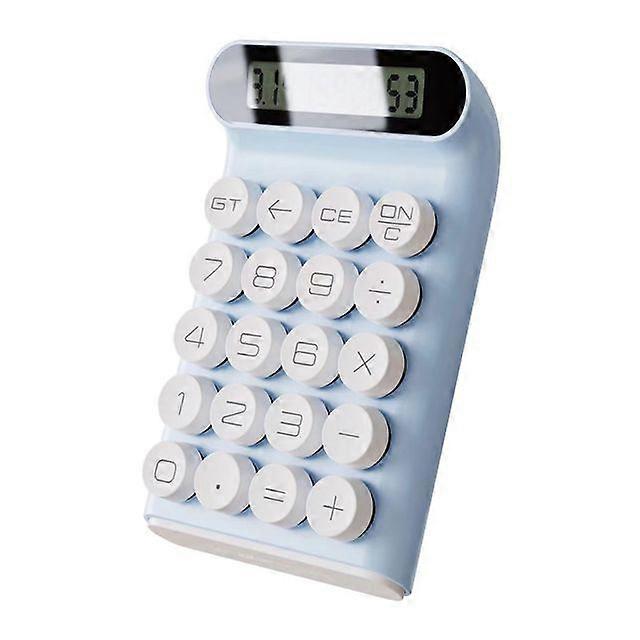 Retro Calculator Dot Mechanical Keyboard Portable Computer 10-digit LCD Display Financial Office Fashion Simple Calculator