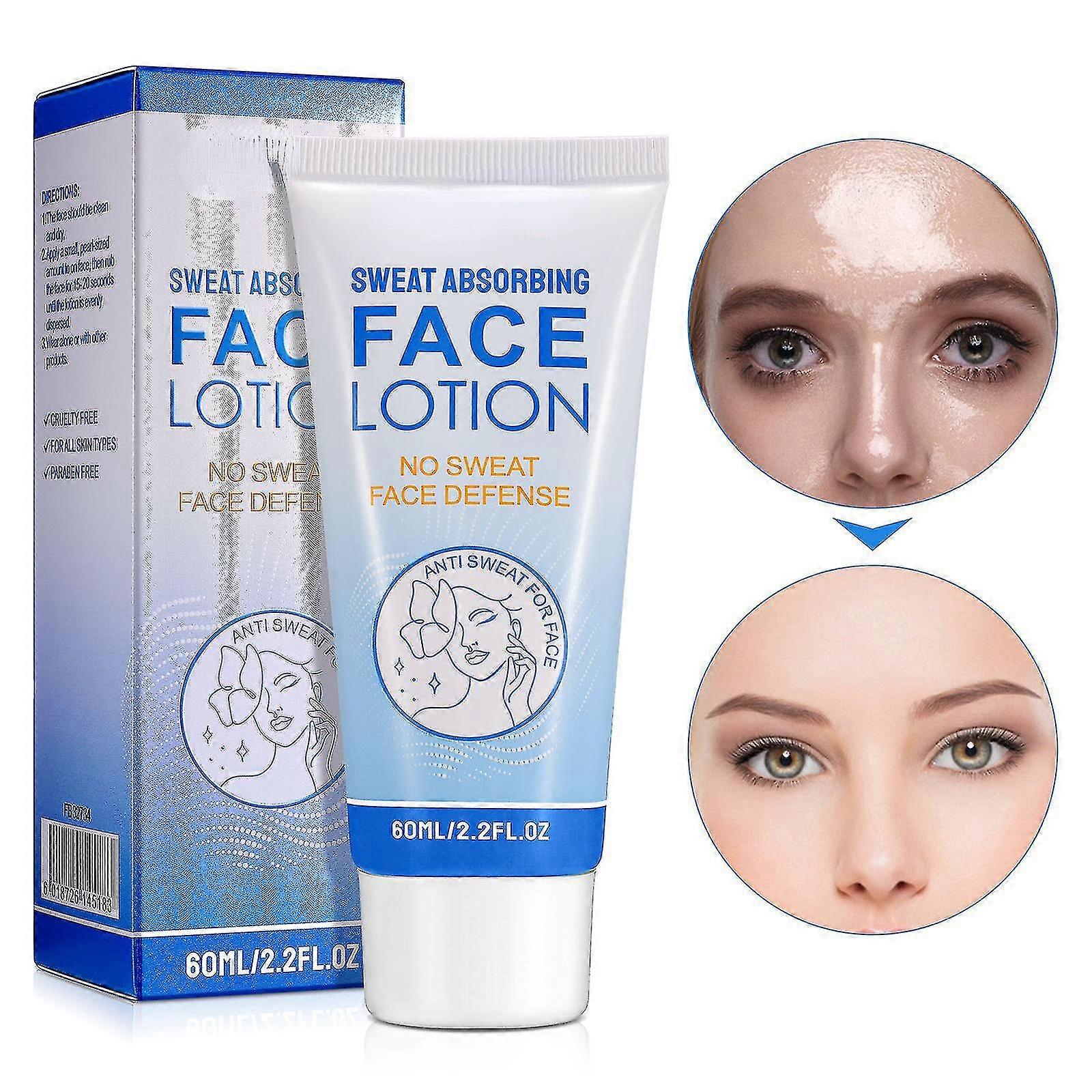 Sweat Absorbing Face Lot, Antiperspt For Face, B Sweat And Oily Skin , For Excessive Sweating