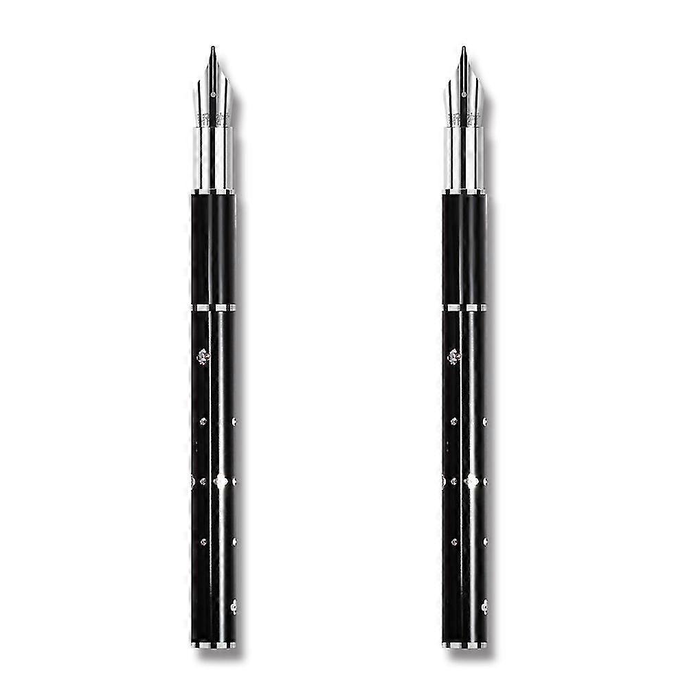 Embossing Stylus Set With 5 Pieces Replacement Head Diamond Crystal Dotting Fountain Pen Tracing Dotting Tool Stylus Embossing Tools For Paper Art Dot