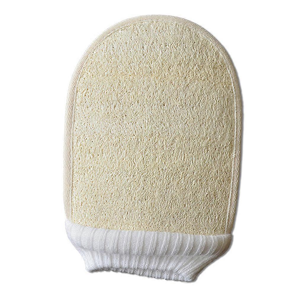 Premium Złuszczający peeling do ciała z luffy - dwustronne duże złuszczające rękawiczki z gąbki luffah