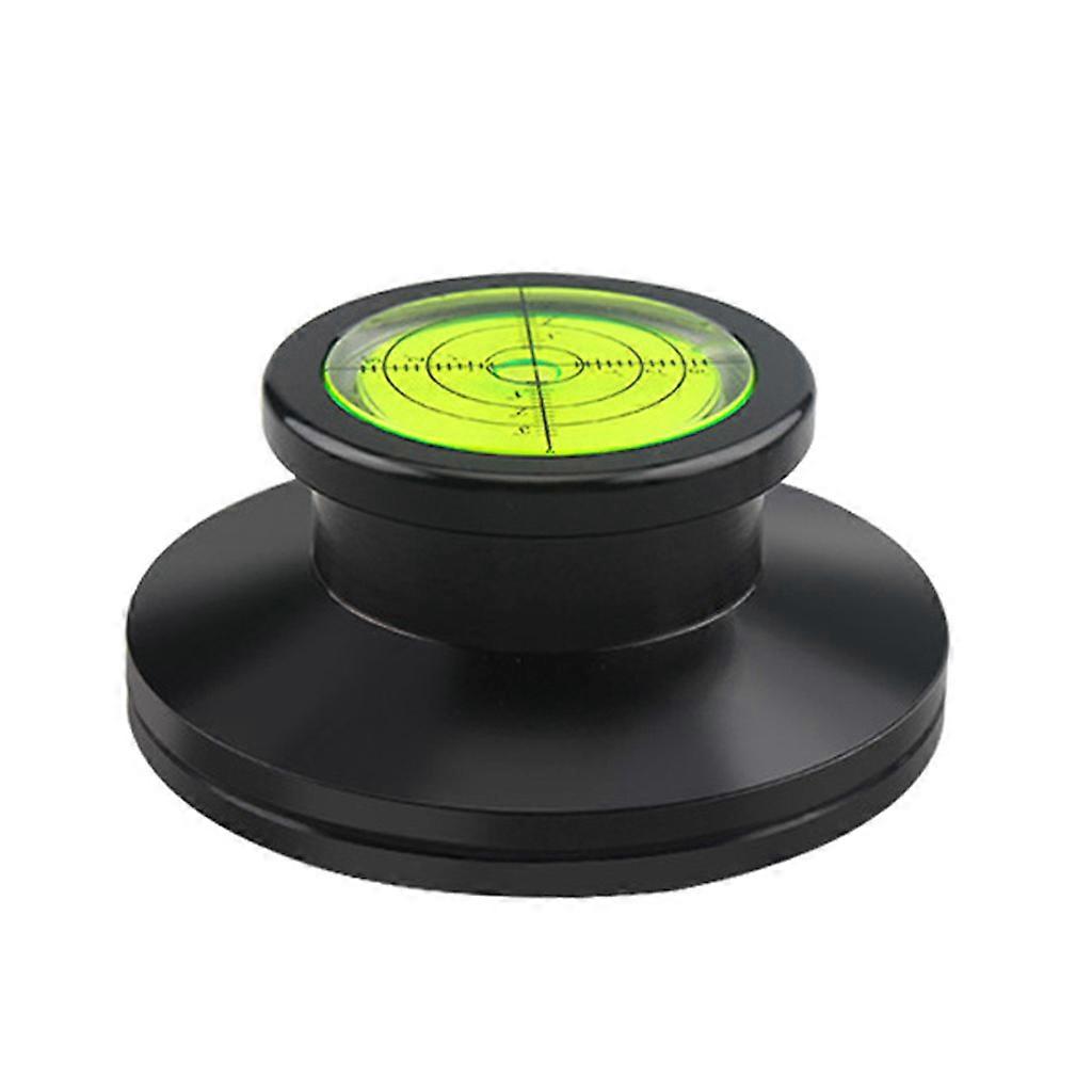 Turntable Disc Stabilizer Vibration-Proof Vinyl Clamp with Bubble Level