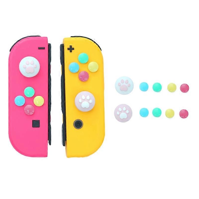 Cartoon Theme Thumb Stick Grip Cap Joystick Soft Protective Cover for Switch