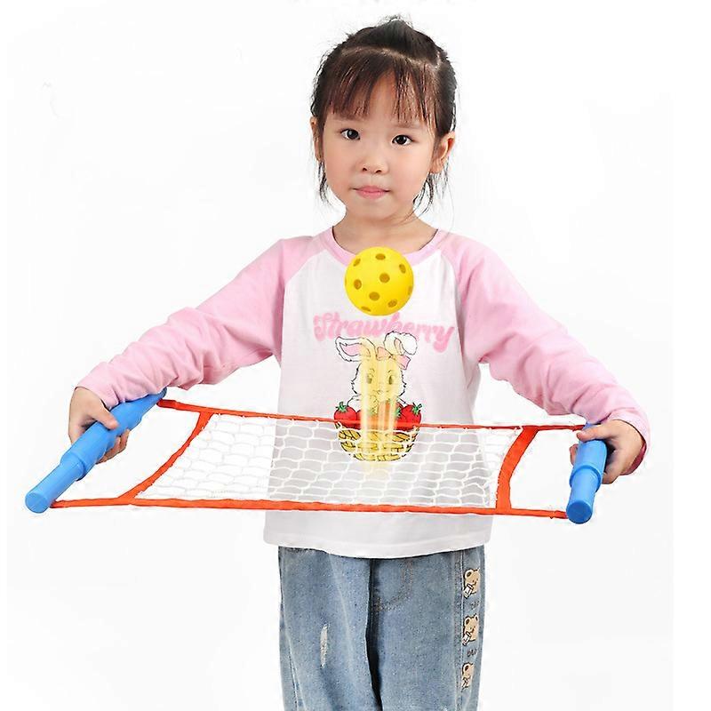Children's Net Catch Ball Game - Sensory Training Light-Up Bouncing Ball for Boys and Girls