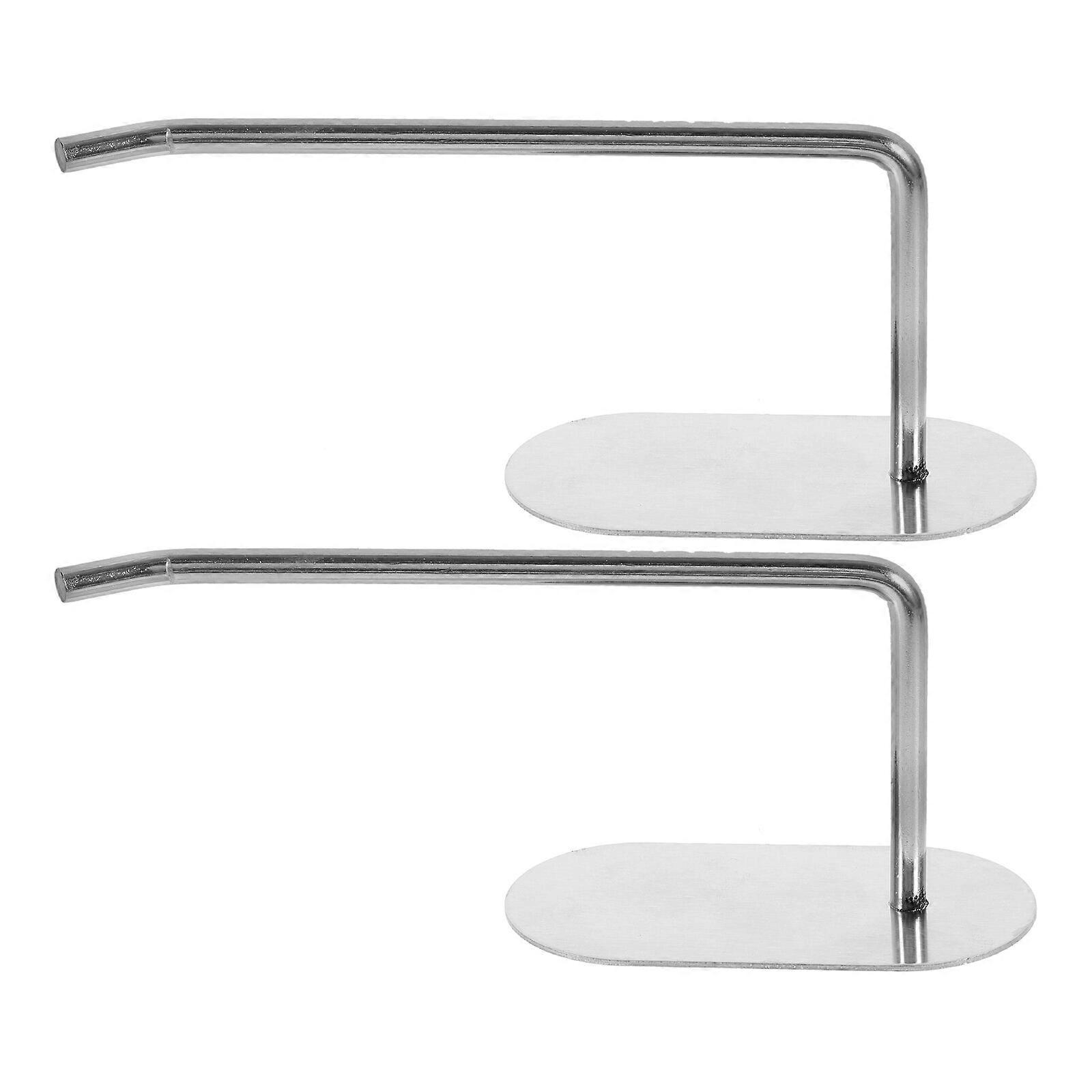 2pcs Under Cabinet Lid Organizer Cup Lid Under Shelf Hook Space-Saving Tumbler Lid Holder