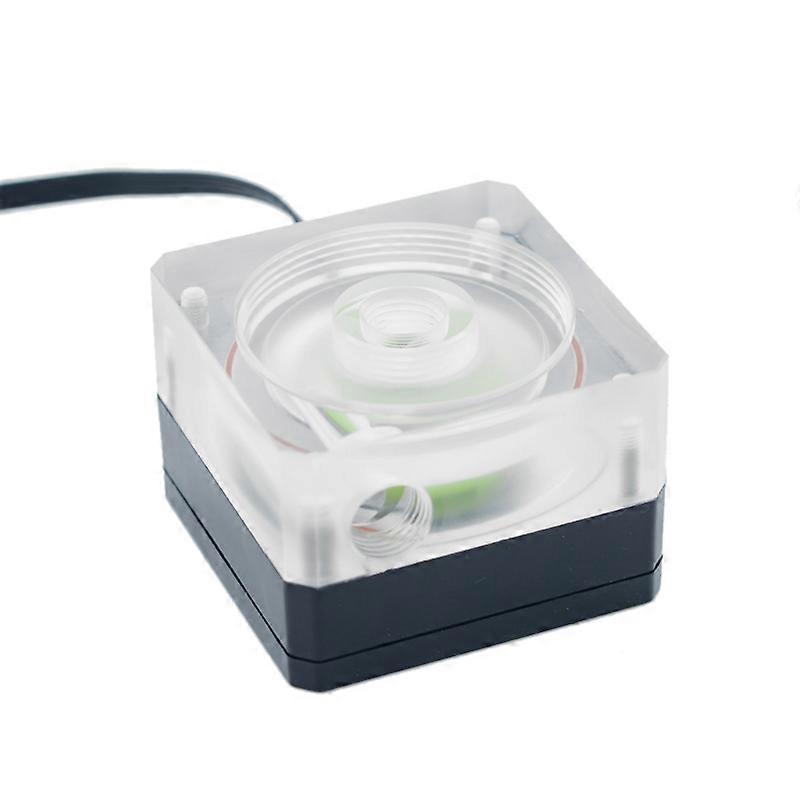 Computer Cooling PC Water Cooler Mute Pump 4cm Thick PWM Intelligent Flow 500L