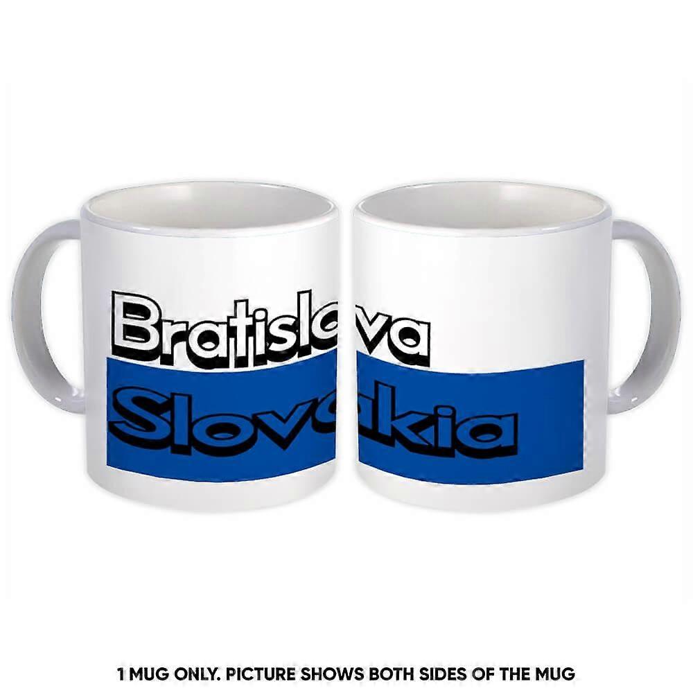 Gift Mug: Bratislava Slovakia Rectangle