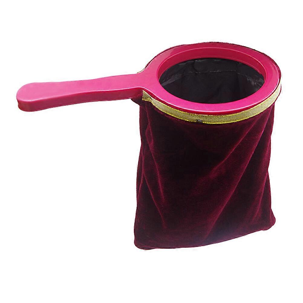 1pc Props Tricks Make Things Appear Disappear Stage Trick Props Universal Bag for Stage Performance Red
