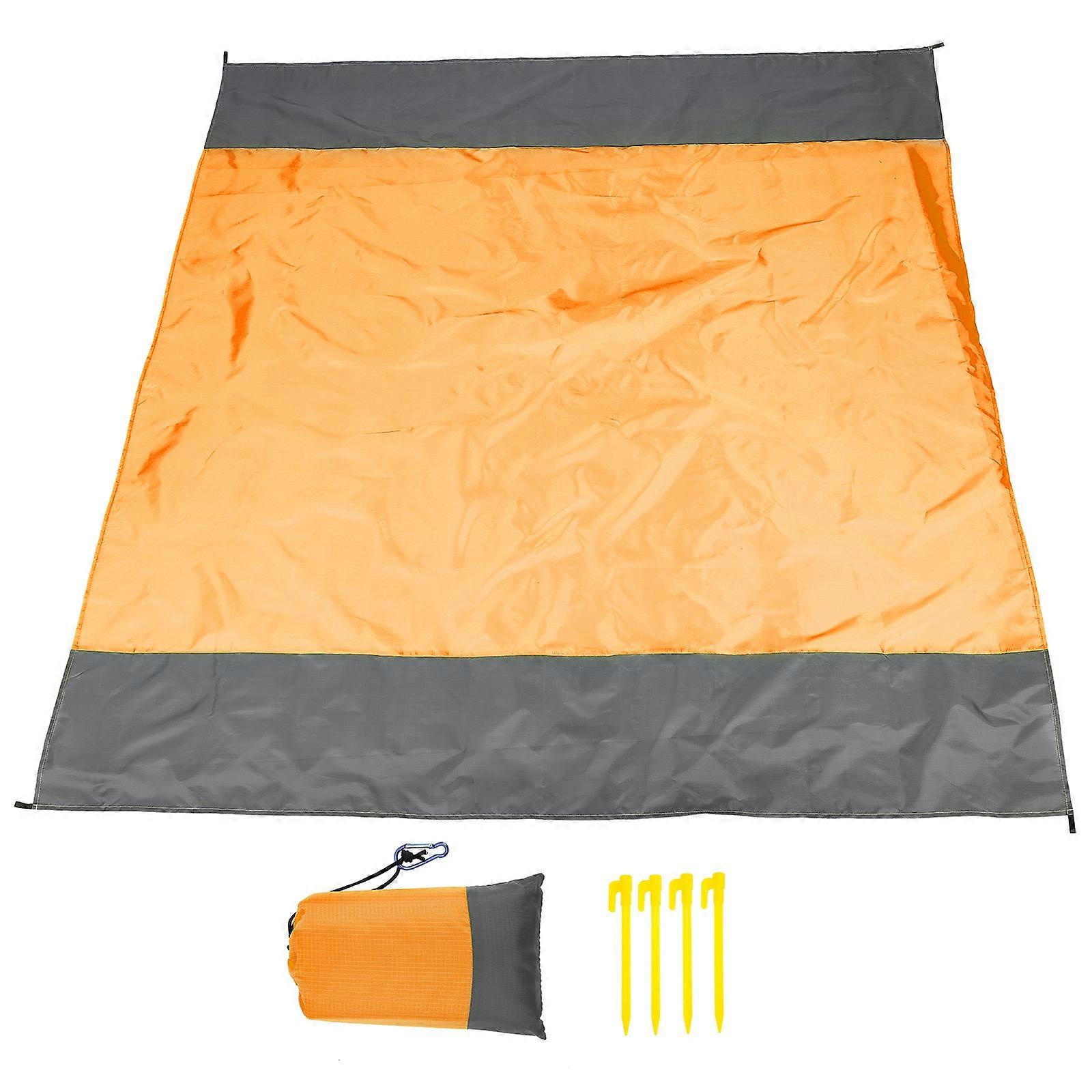 1 Set Picnic Blanket Foldable Large Beach Mat Picnic Rug Foldable Carpet Mat for Camping