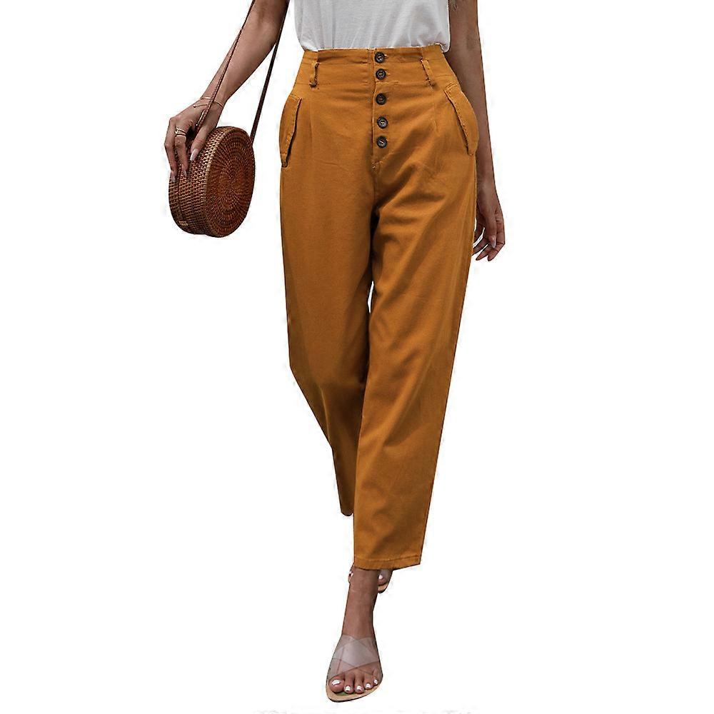 Women's Summer Casual Loose Solid Color Wide-leg Pants