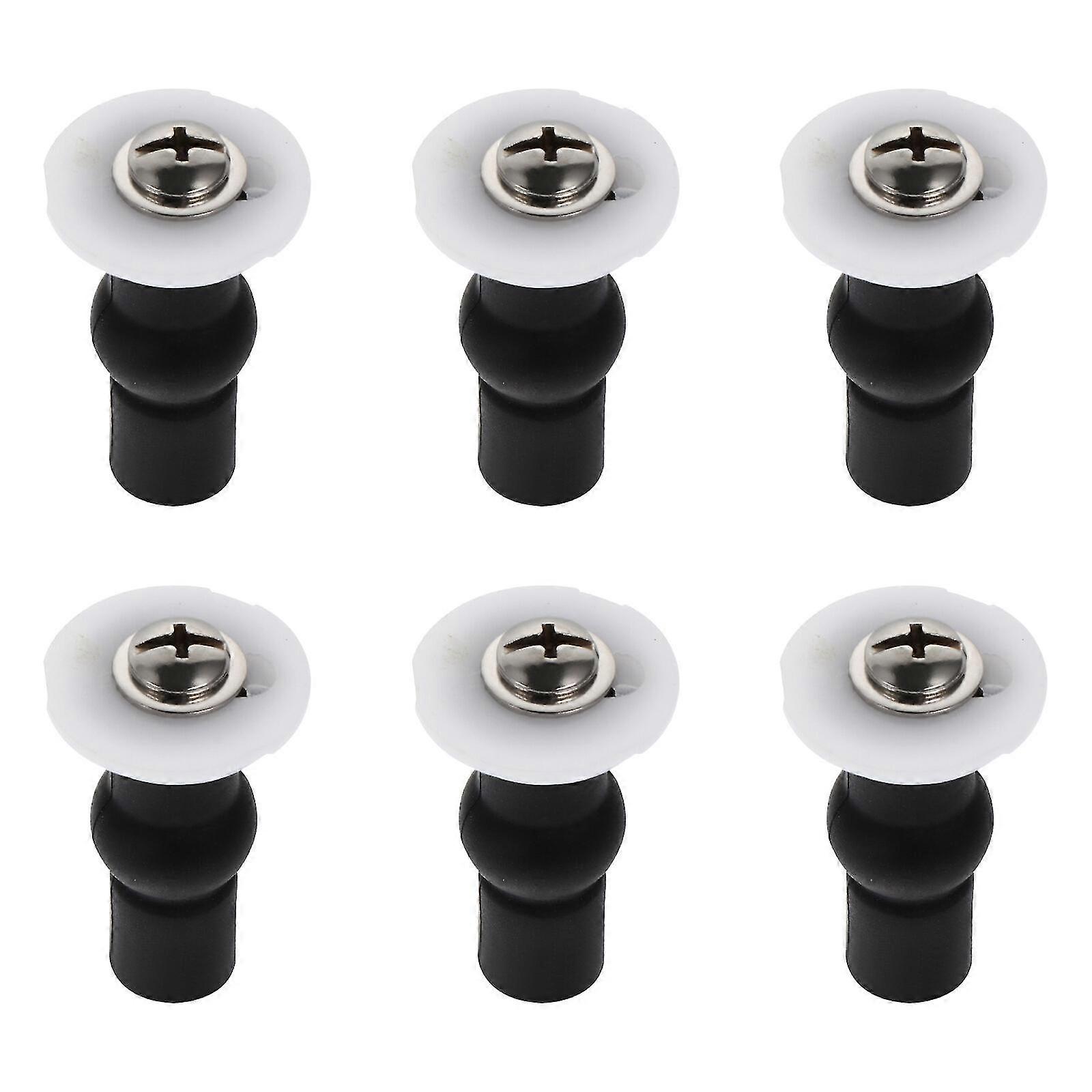 6pcs parafusos do assento do vaso parafuso parafusos parafusos assento de assento de assento de assento kits de fixação de orifício para banheiro