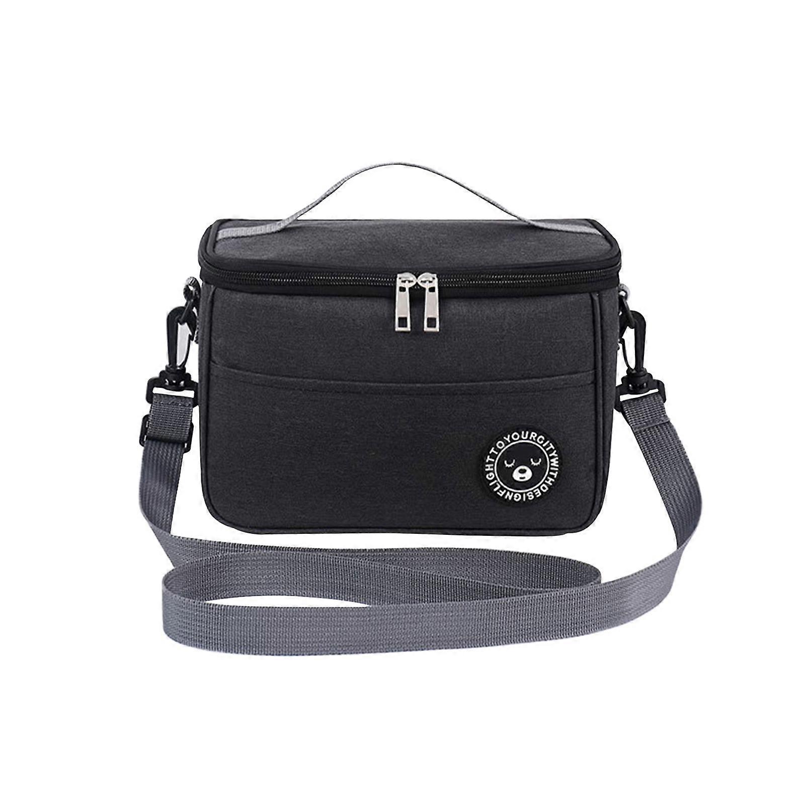 תיק אוכל מבודד חדש לנשים/גברים - קופסת אוכל רב פעמית לעבודה משרדית בית ספר פיקניק ביץ' - תיק צידנית עמיד לדליפה הניתן להקפאה