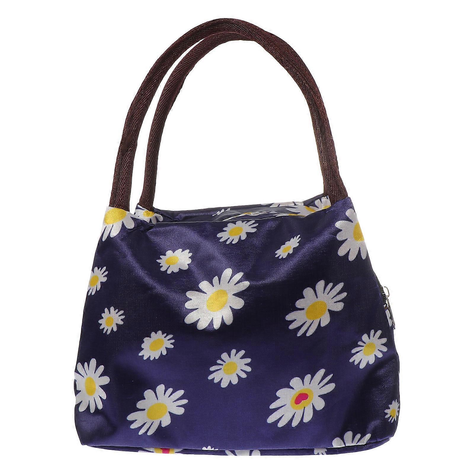 1 قطعة حقيبة غداء للماء حقيبة يد أزياء مطبوعة الغداء حمل حقيبة حفاضات