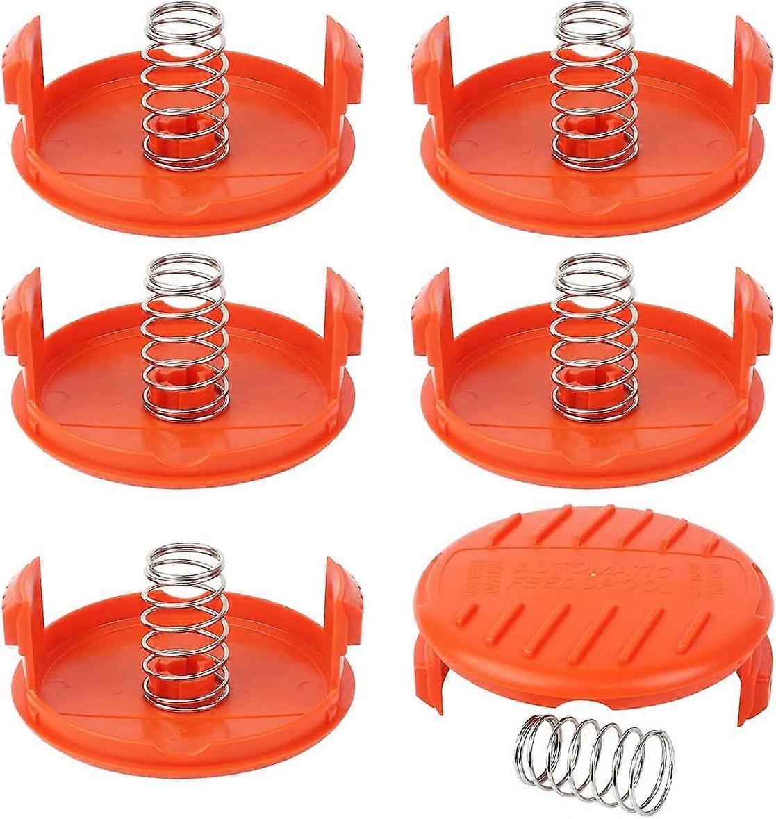 Spool Cap, 8 Pieces Replacement Spool Cap Caps Replacement Cover With 8 Piece Spring