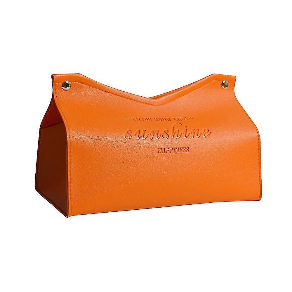 Modern Leather Tissue Box Holder