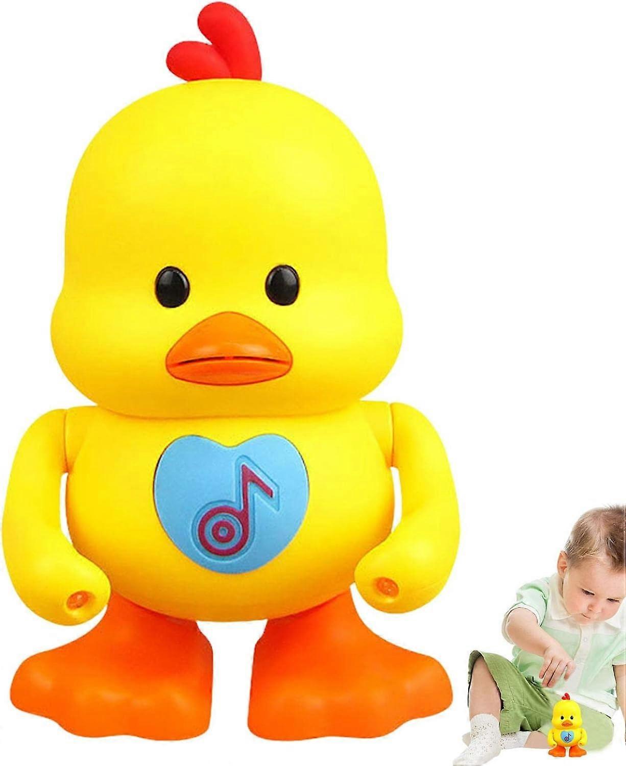 Dans og sang Musical Duck med LED-lys | Flagrende lys op Dansende and