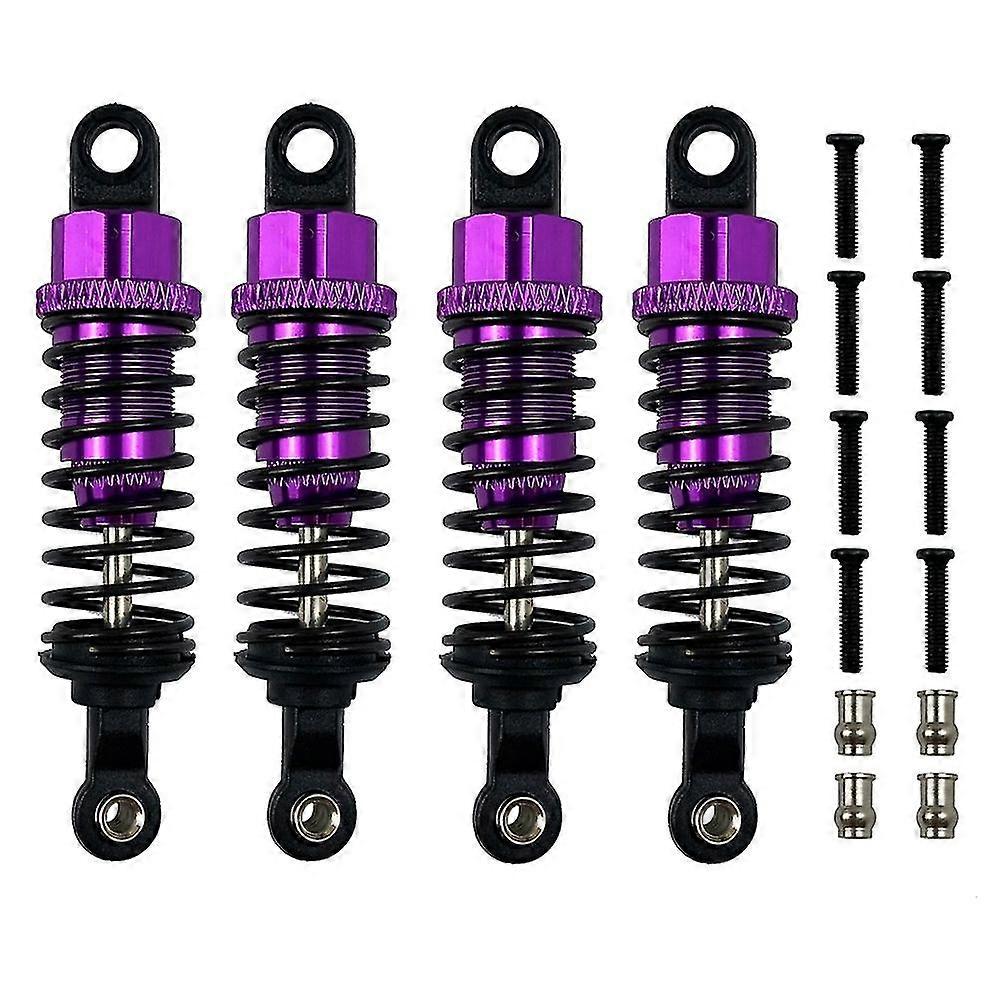 4pcs Metal Damper For A959 A959-b A949 A969 A979 K929 1/18 Rc Car Upgrades Parts,purple