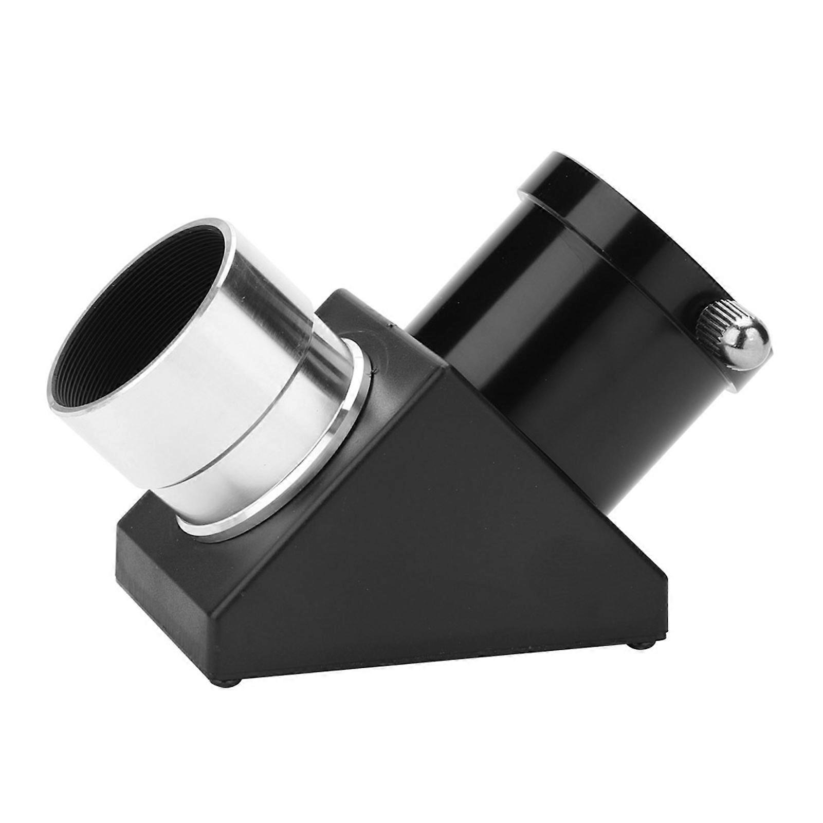 1.25" 90 Degree Diagonal Adapter Inverted Image Prism Zenith Mirror for Telescope