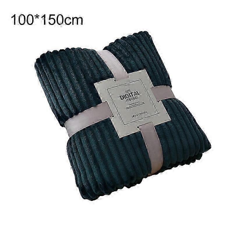 Skin-friendly Soft Throw Blanket Polyester Air Conditioned Blanket for Sofa