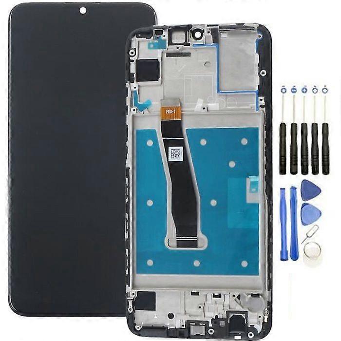 suitable for ECRAN LCD Huawei P Smart 2019 POT-LX1, POT-LX1AF, POT-LX2J VITRE TACTILE avec Chssis NOIR Taille 6.21''+ Kit outils