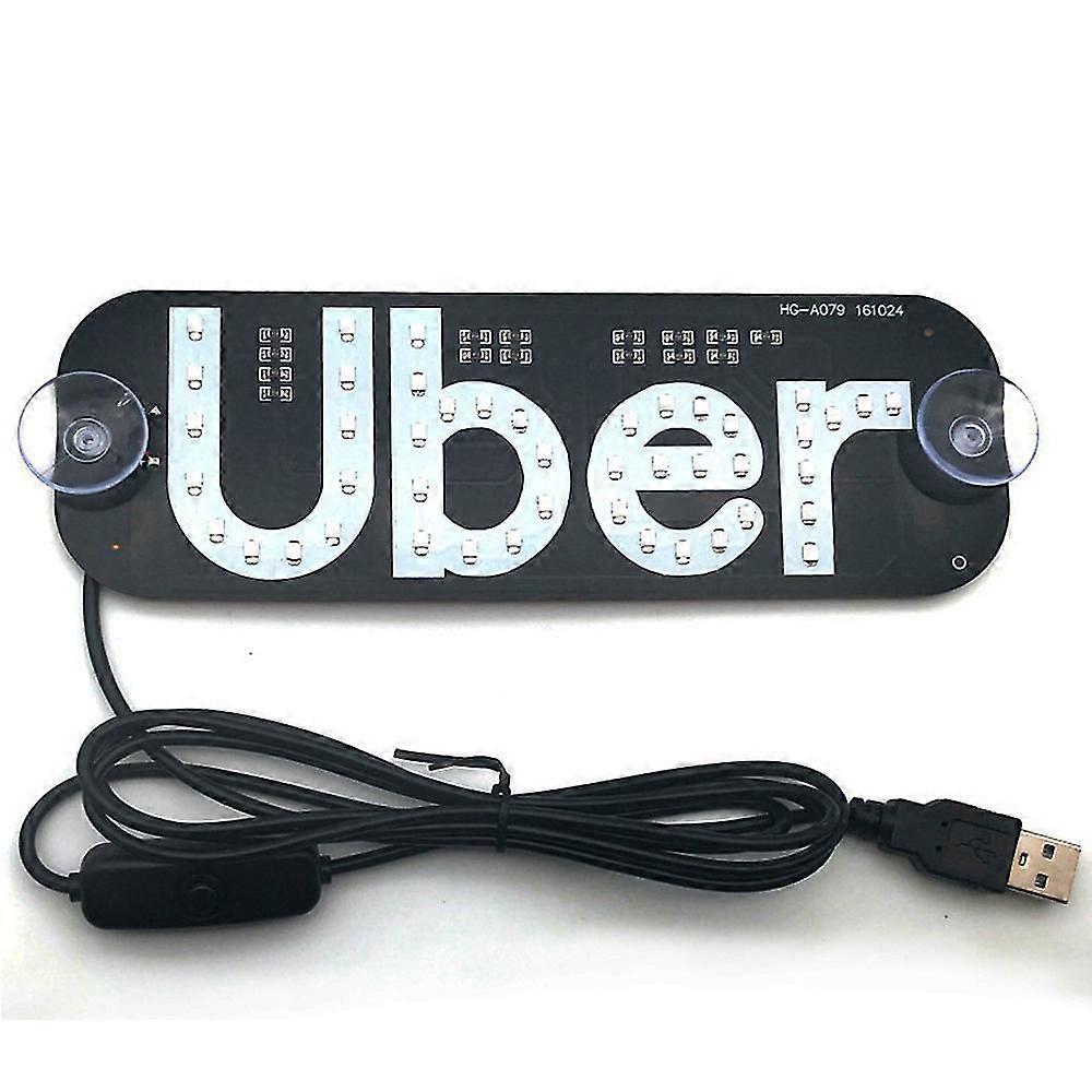 Led Sign Light Windshield Indicator Lamp Led Bright Lights With Usb Plug