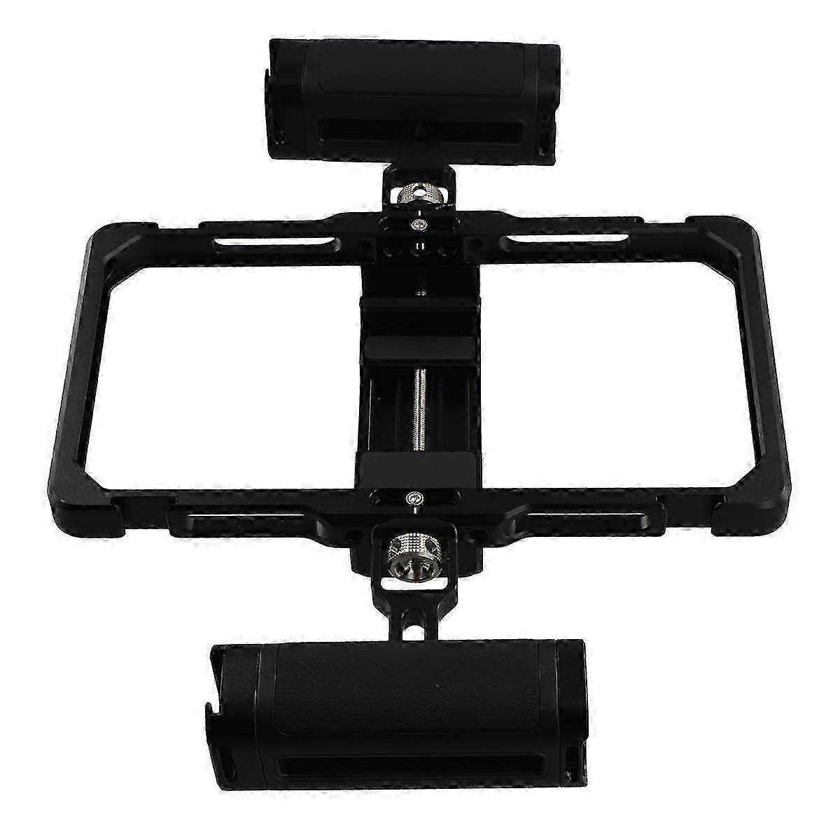 Double Hands Hold Holder Cell Phone Rabbit Cage Set For Vlog Camera Horizontal Vertical Bracket,a