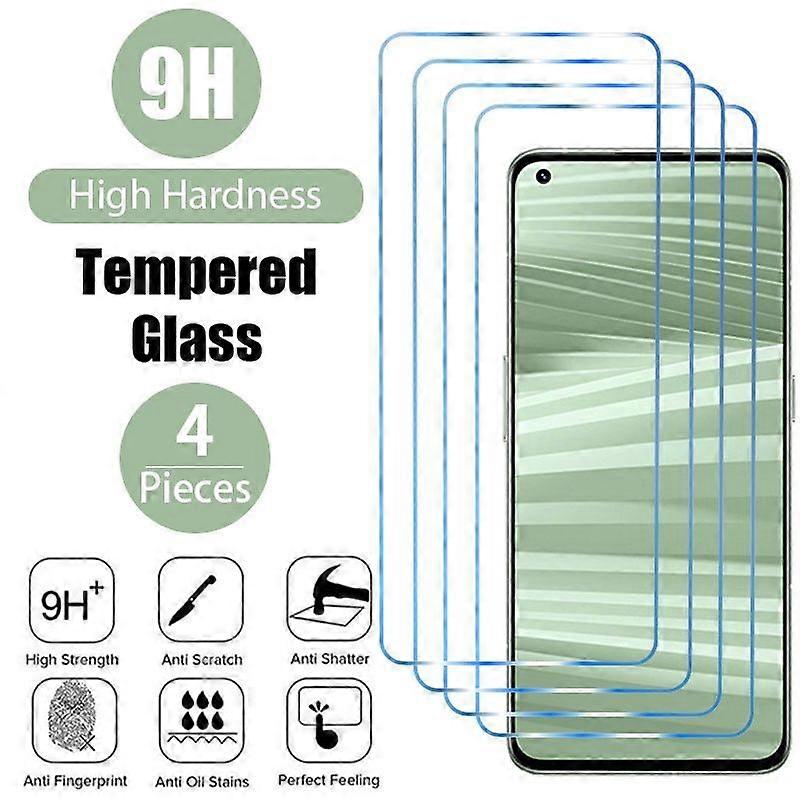 4PCS Tempered Glass for Realme 9 Pro Plus Screen Protector  Glass