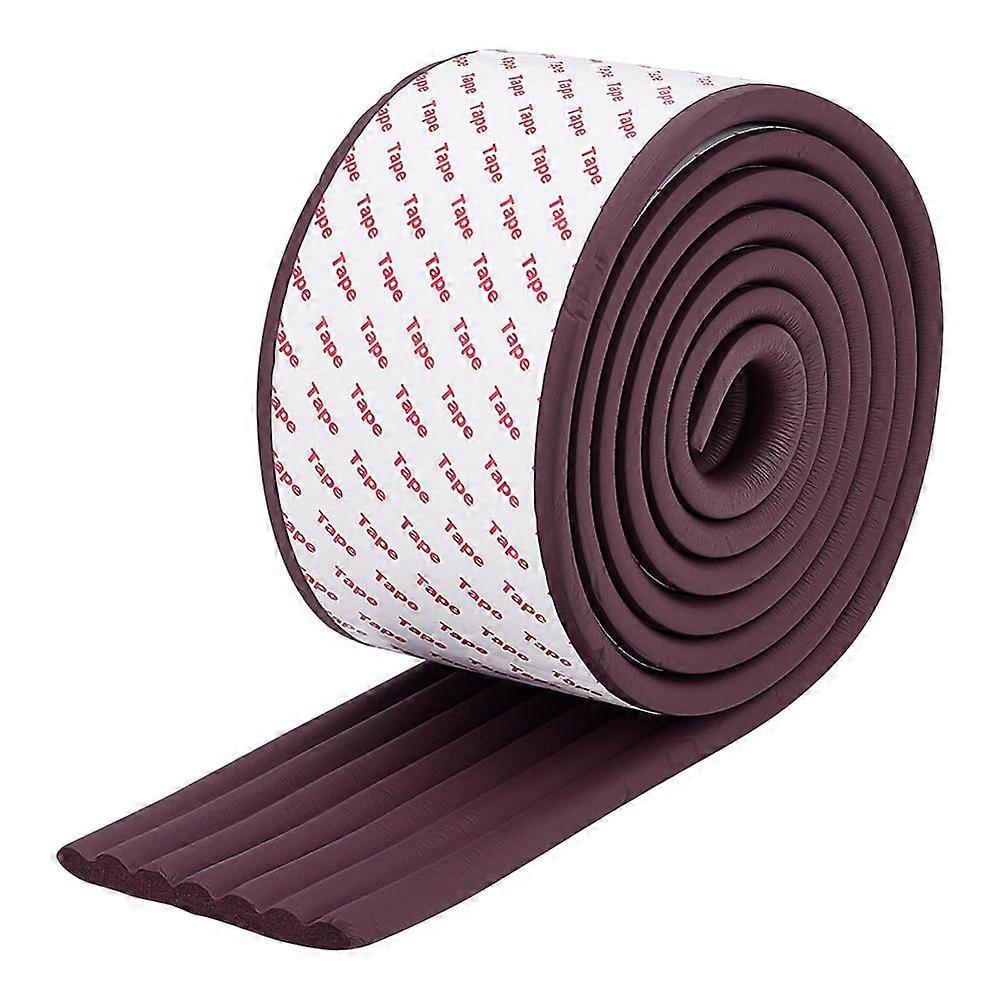 Acrylic Anticollision Strip Baby Table Bumper Guards for Furniture Against Sharp Corners Coffee 2070x81x8mm