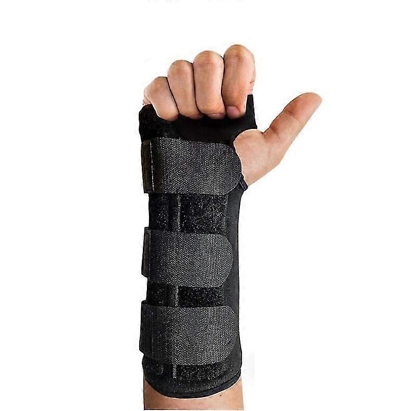Manual From The Doctor - Wrist Protector With Robust Metal Splint - Wrist Support Suitable For Every Hand - Carpal Tunnel Syndrome Splint