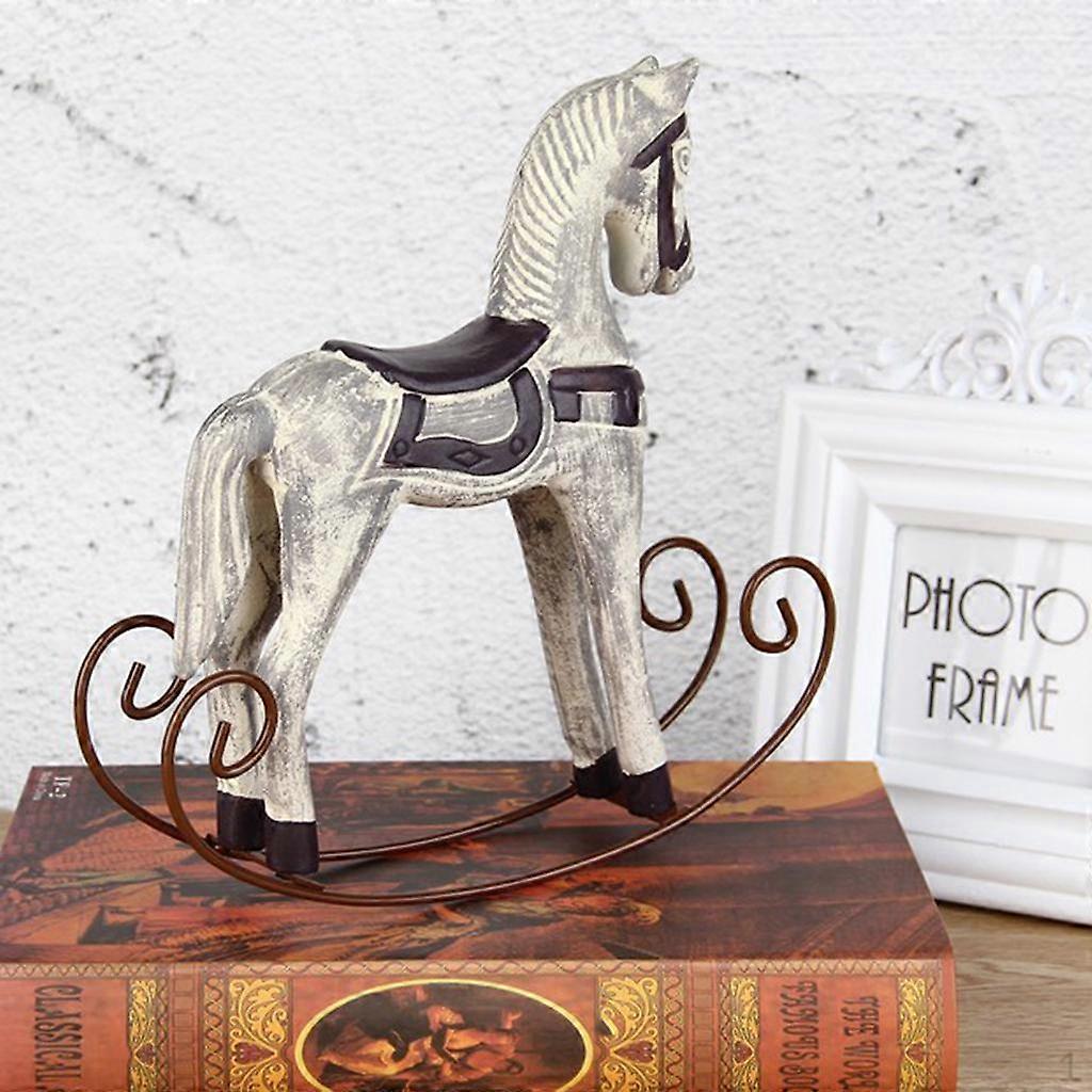 Rocking Horse Desk Decor Figurines for