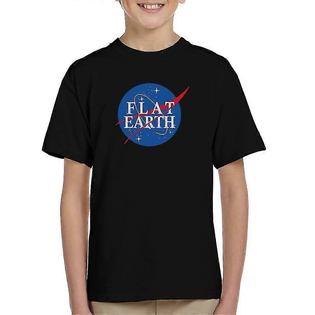 Nasa Flat Earth T-skjorte for barn